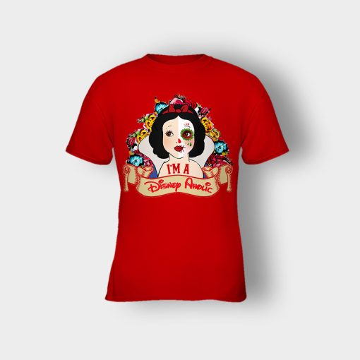 Snow-White-Day-Of-The-Dead-Disney-Inspired-Kids-T-Shirt-Red