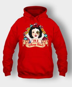 Snow-White-Day-Of-The-Dead-Disney-Inspired-Unisex-Hoodie-Red