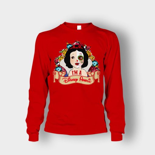 Snow-White-Day-Of-The-Dead-Disney-Inspired-Unisex-Long-Sleeve-Red