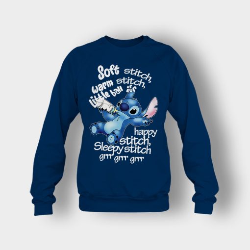 Soft-Warn-Disney-Lilo-And-Stitch-Crewneck-Sweatshirt-Navy