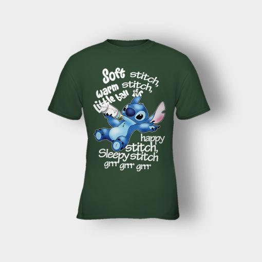Soft-Warn-Disney-Lilo-And-Stitch-Kids-T-Shirt-Forest