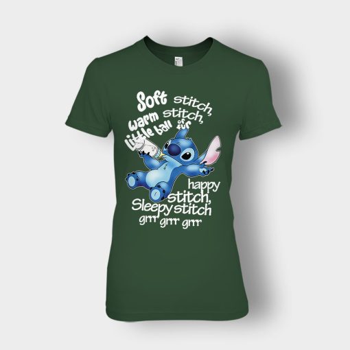 Soft-Warn-Disney-Lilo-And-Stitch-Ladies-T-Shirt-Forest