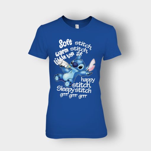 Soft-Warn-Disney-Lilo-And-Stitch-Ladies-T-Shirt-Royal