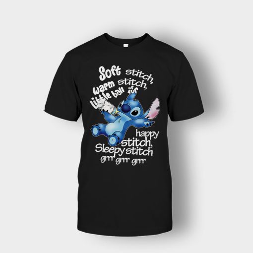 Soft-Warn-Disney-Lilo-And-Stitch-Unisex-T-Shirt-Black