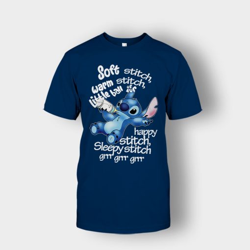 Soft-Warn-Disney-Lilo-And-Stitch-Unisex-T-Shirt-Navy