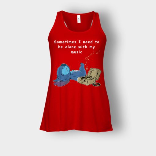 Sometimes-I-Need-To-Be-Alone-Disney-Lilo-And-Stitch-Bella-Womens-Flowy-Tank-Red