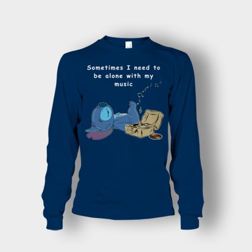 Sometimes-I-Need-To-Be-Alone-Disney-Lilo-And-Stitch-Unisex-Long-Sleeve-Navy