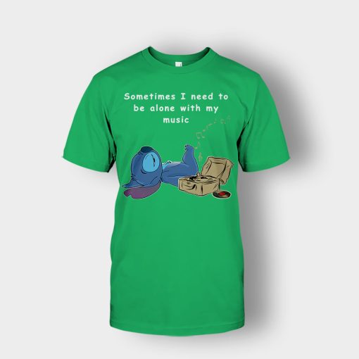 Sometimes-I-Need-To-Be-Alone-Disney-Lilo-And-Stitch-Unisex-T-Shirt-Irish-Green