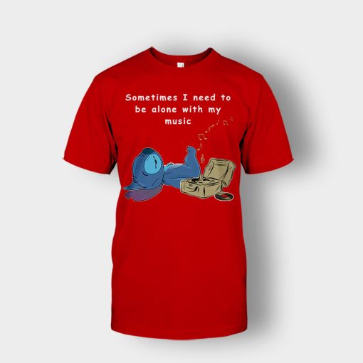 Sometimes-I-Need-To-Be-Alone-Disney-Lilo-And-Stitch-Unisex-T-Shirt-Red