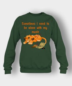 Sometimes-I-Need-To-Be-Alone-Simba-Disney-Inspired-Crewneck-Sweatshirt-Forest