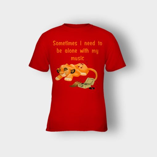 Sometimes-I-Need-To-Be-Alone-Simba-Disney-Inspired-Kids-T-Shirt-Red