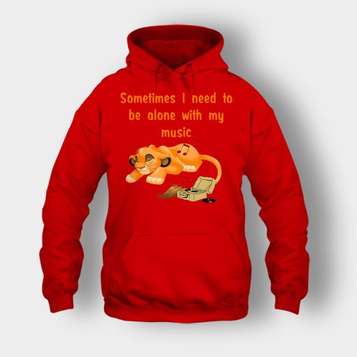 Sometimes-I-Need-To-Be-Alone-Simba-Disney-Inspired-Unisex-Hoodie-Red