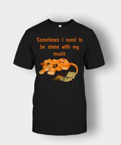 Sometimes-I-Need-To-Be-Alone-Simba-Disney-Inspired-Unisex-T-Shirt-Black