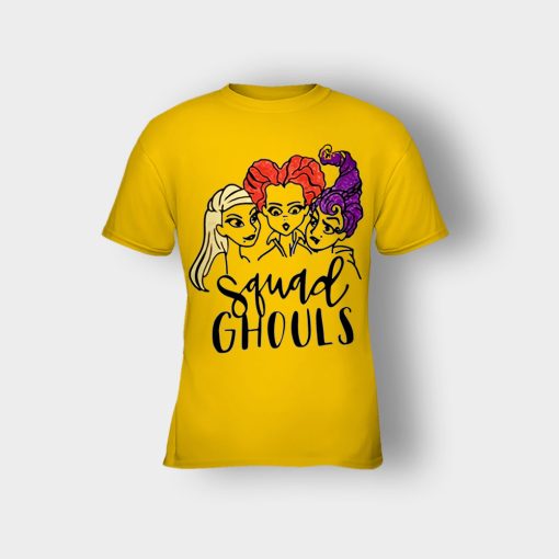 Squad-Ghouls-Disney-Hocus-Pocus-Inspired-Kids-T-Shirt-Gold