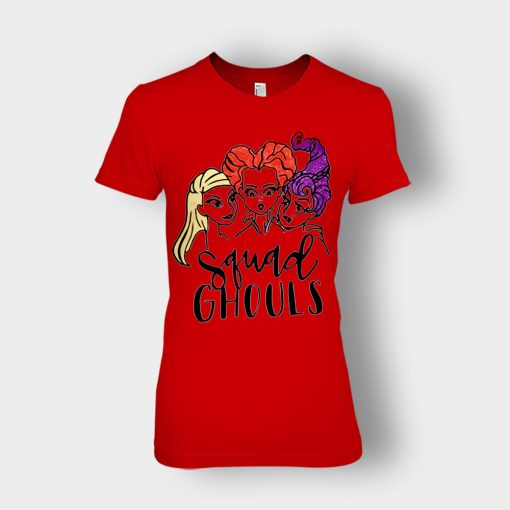 Squad-Ghouls-Disney-Hocus-Pocus-Inspired-Ladies-T-Shirt-Red