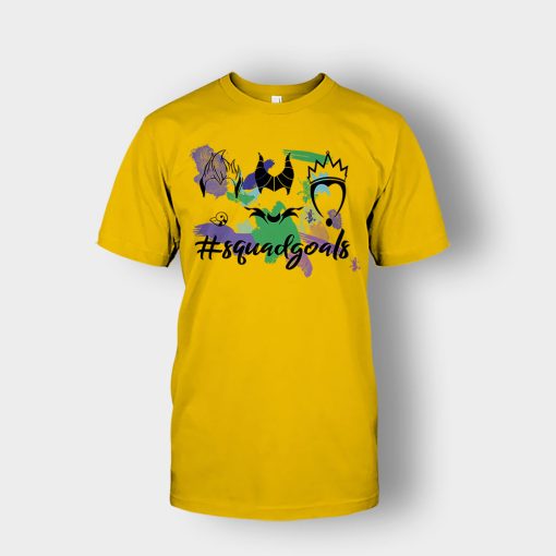 Squad-Goals-Hashtag-Disney-Villains-Unisex-T-Shirt-Gold
