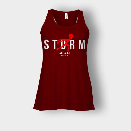 Storm-Area-51-09-20-2019-Bella-Womens-Flowy-Tank-Maroon