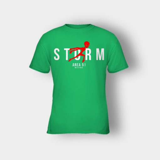 Storm-Area-51-09-20-2019-Kids-T-Shirt-Irish-Green