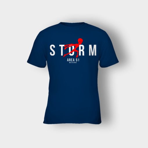 Storm-Area-51-09-20-2019-Kids-T-Shirt-Navy