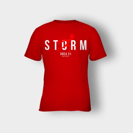 Storm-Area-51-09-20-2019-Kids-T-Shirt-Red