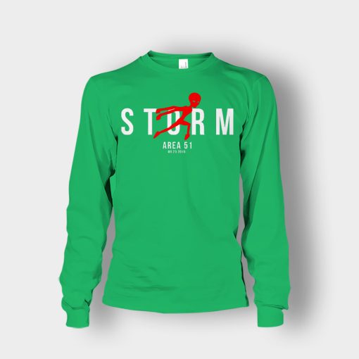 Storm-Area-51-09-20-2019-Unisex-Long-Sleeve-Irish-Green