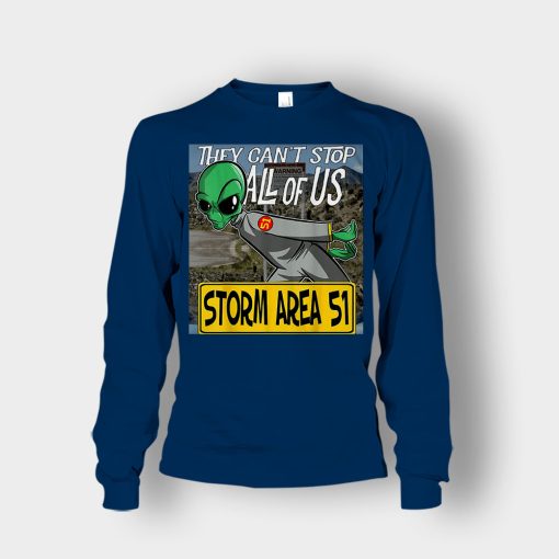 Storm-Area-51-Aliens-they-cant-stop-all-of-us-Unisex-Long-Sleeve-Navy