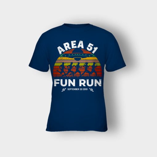 Storm-Area-51-Fun-Run-September-20-2019-Vintage-Kids-T-Shirt-Navy