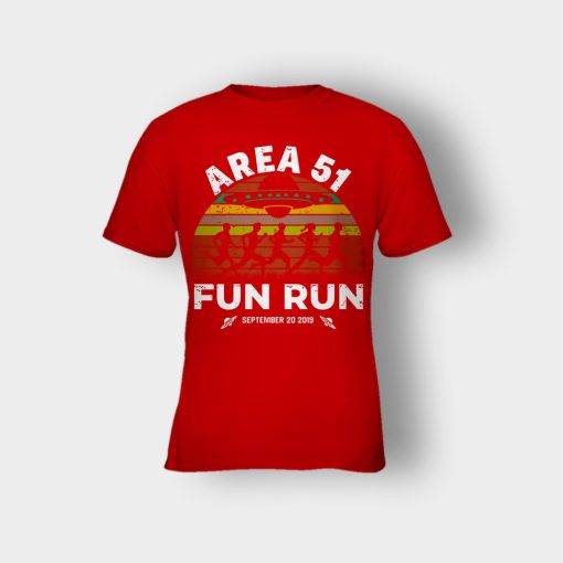 Storm-Area-51-Fun-Run-September-20-2019-Vintage-Kids-T-Shirt-Red