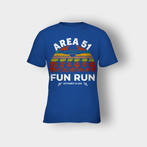 Storm-Area-51-Fun-Run-September-20-2019-Vintage-Kids-T-Shirt-Royal