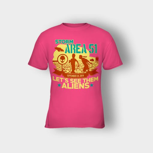 Storm-Area-51-Lets-see-them-Aliens-September-20-2019-Kids-T-Shirt-Heliconia