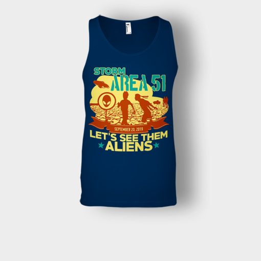 Storm-Area-51-Lets-see-them-Aliens-September-20-2019-Unisex-Tank-Top-Navy