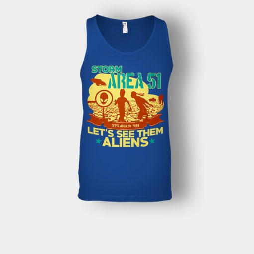 Storm-Area-51-Lets-see-them-Aliens-September-20-2019-Unisex-Tank-Top-Royal