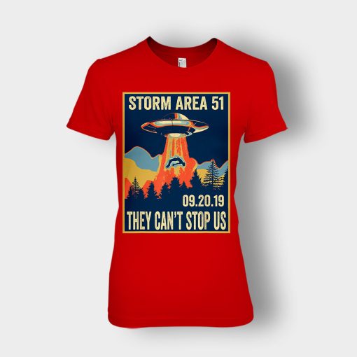 Storm-Area-51-Meme-They-Cant-Stop-All-of-Us-Ladies-T-Shirt-Red