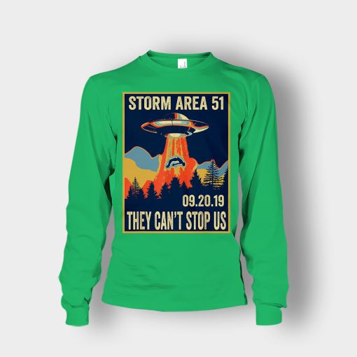 Storm-Area-51-Meme-They-Cant-Stop-All-of-Us-Unisex-Long-Sleeve-Irish-Green
