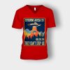 Storm-Area-51-Meme-They-Cant-Stop-All-of-Us-Unisex-V-Neck-T-Shirt-Red