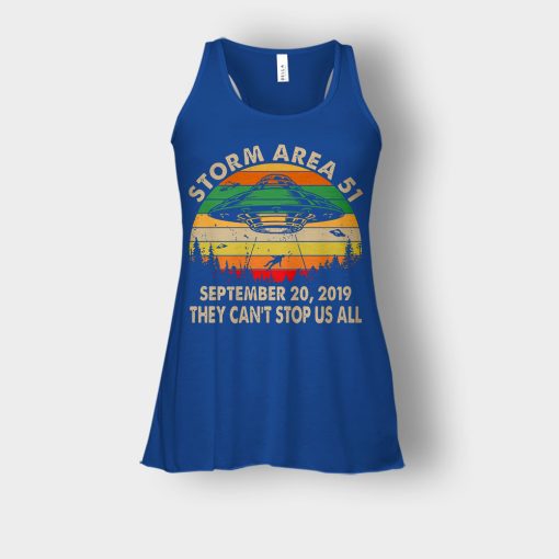 Storm-Area-51-September-20-2019-they-cant-stop-us-all-vintage-Bella-Womens-Flowy-Tank-Royal