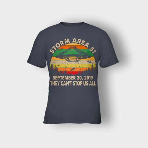 Storm-Area-51-September-20-2019-they-cant-stop-us-all-vintage-Kids-T-Shirt-Dark-Heather