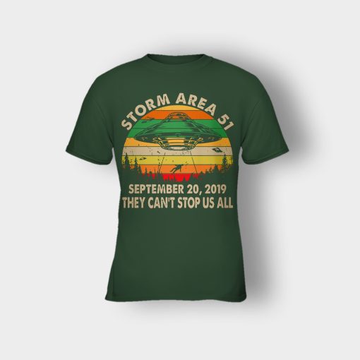 Storm-Area-51-September-20-2019-they-cant-stop-us-all-vintage-Kids-T-Shirt-Forest