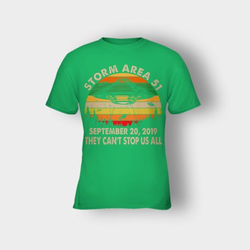 Storm-Area-51-September-20-2019-they-cant-stop-us-all-vintage-Kids-T-Shirt-Irish-Green