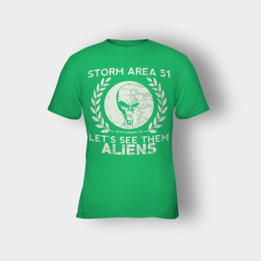 Storm-Area-51-September-20-Kids-T-Shirt-Irish-Green