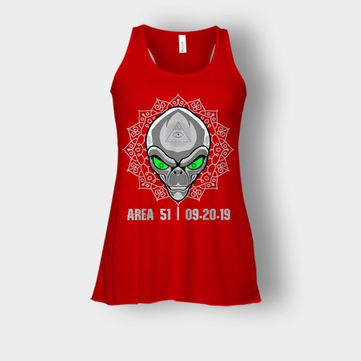 Storm-Area-51-T-See-Them-Alien-UFO-Cant-Stop-All-Of-Us-Bella-Womens-Flowy-Tank-Red