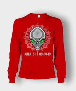 Storm-Area-51-T-See-Them-Alien-UFO-Cant-Stop-All-Of-Us-Unisex-Long-Sleeve-Red