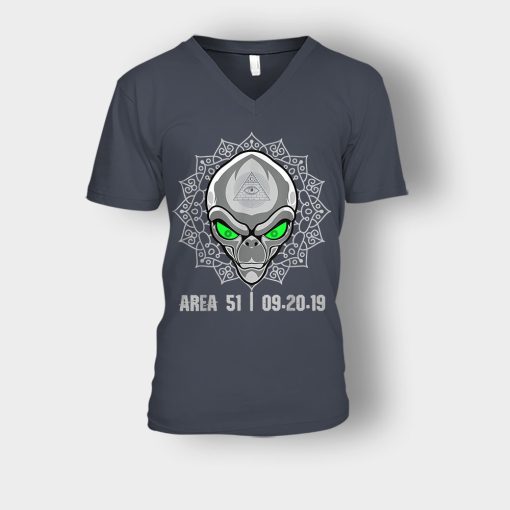 Storm-Area-51-T-See-Them-Alien-UFO-Cant-Stop-All-Of-Us-Unisex-V-Neck-T-Shirt-Dark-Heather