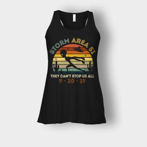 Storm-Area-51-They-cant-stop-us-all-Aliens-vintage-Bella-Womens-Flowy-Tank-Black