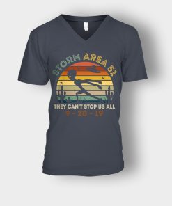 Storm-Area-51-They-cant-stop-us-all-Aliens-vintage-Unisex-V-Neck-T-Shirt-Dark-Heather