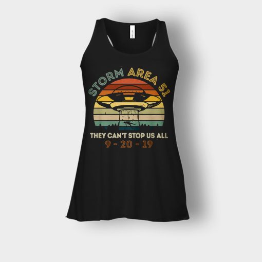 Storm-Area-51-They-cant-stop-us-all-UFO-vintage-Bella-Womens-Flowy-Tank-Black