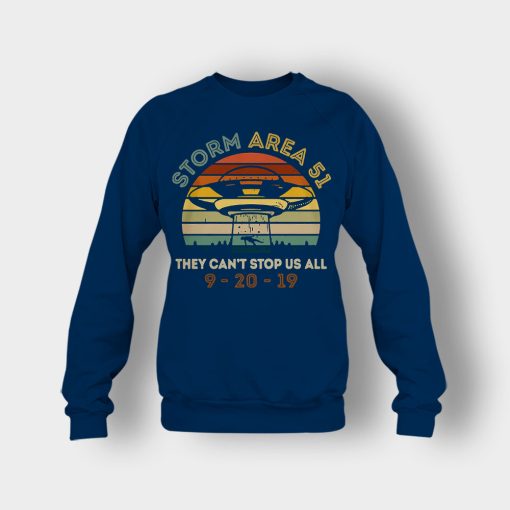 Storm-Area-51-They-cant-stop-us-all-UFO-vintage-Crewneck-Sweatshirt-Navy
