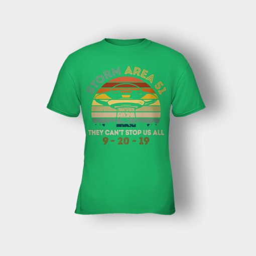 Storm-Area-51-They-cant-stop-us-all-UFO-vintage-Kids-T-Shirt-Irish-Green