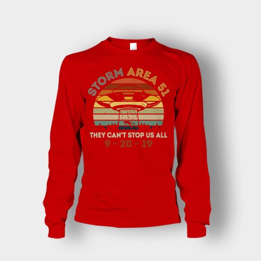 Storm-Area-51-They-cant-stop-us-all-UFO-vintage-Unisex-Long-Sleeve-Red