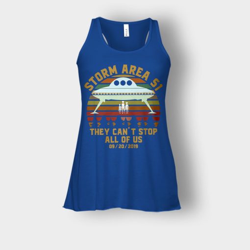 Storm-Area-51-they-cant-stop-all-of-us-September-retro-Bella-Womens-Flowy-Tank-Royal